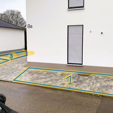 Strahlende Erdgeschoss-Wohnung Im Neubau Naehe Legoland Ichenhausen Exteriér fotografie